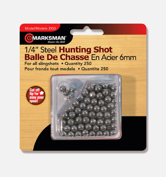 Beeman 3100B 1/4 Steel Shot BBs (250 Count)
