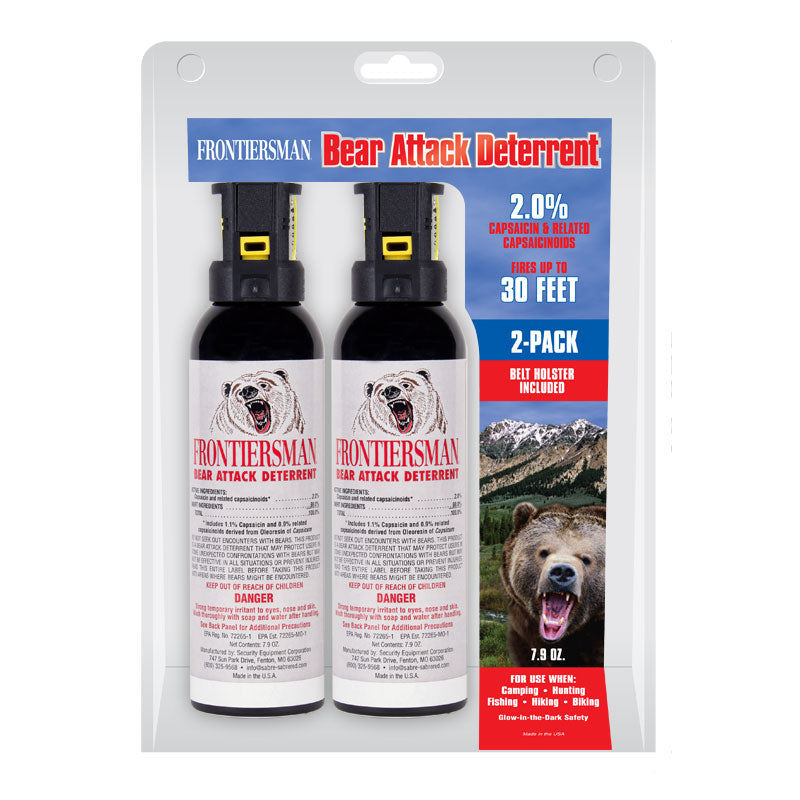 Frontiersman FBAD0404 2 - 7.9 oz Combo Packs with 2 Holsters