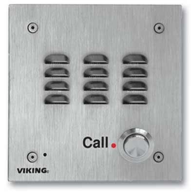 Viking Electronics E-30-IP Stainless Steel Handsfree IP Phone