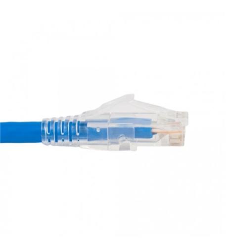 Icc ICPCSP01BL Patch Cord, Cat5e, Clear Boot, 1' Blue