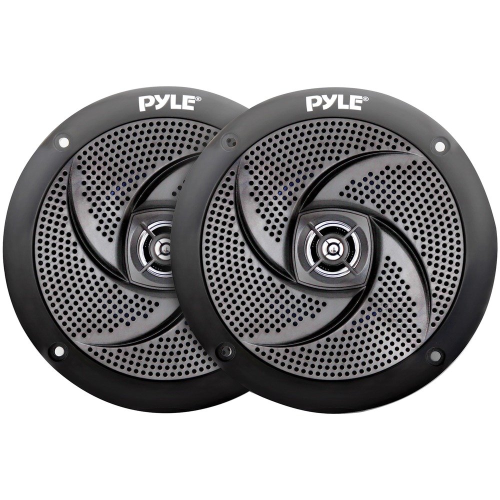 Pyle PLMRS4B 4" 100W Low-Profile Waterproof Marine Speakers