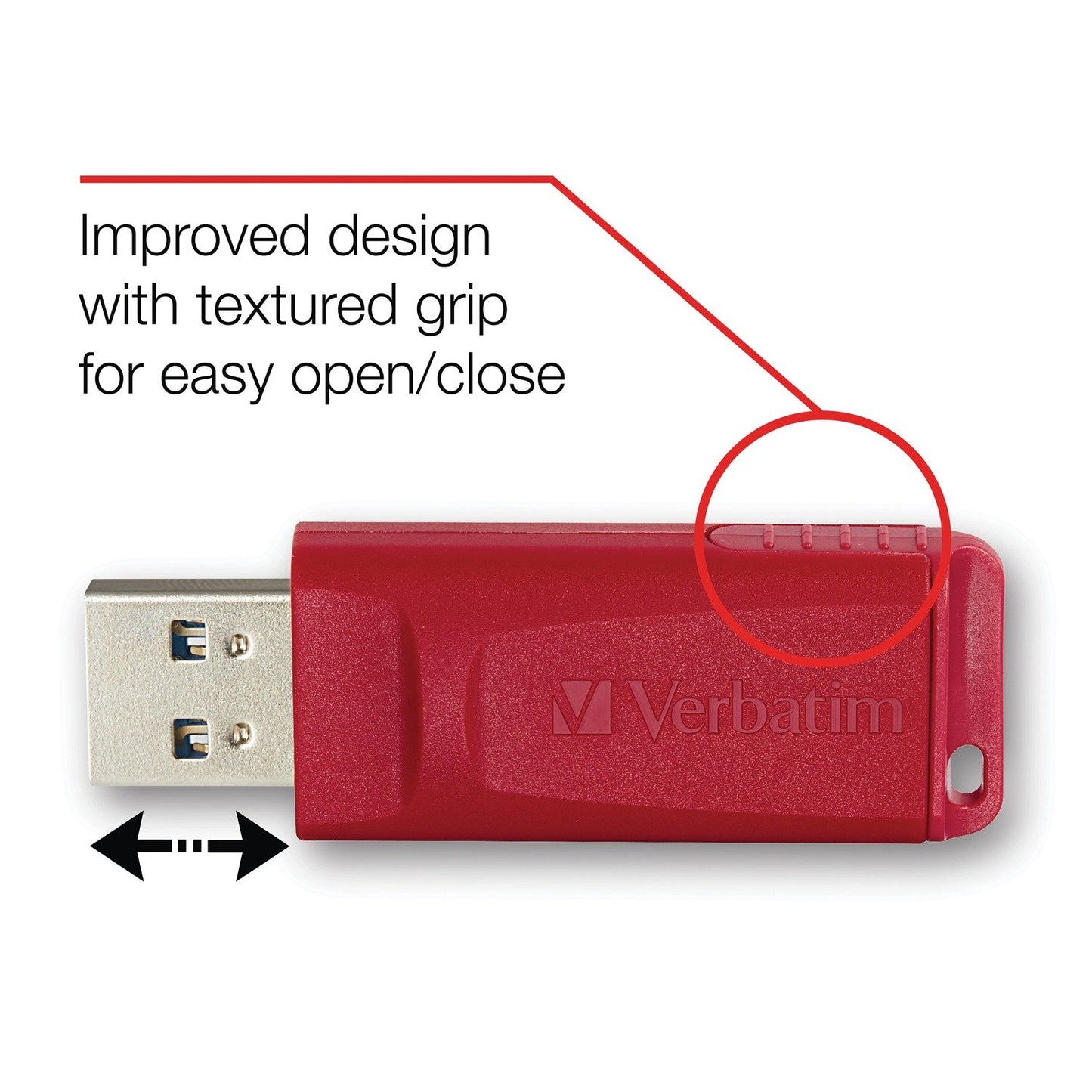 Verbatim 97002 4GB Store 'n' Go USB Flash Drives, 3 pk