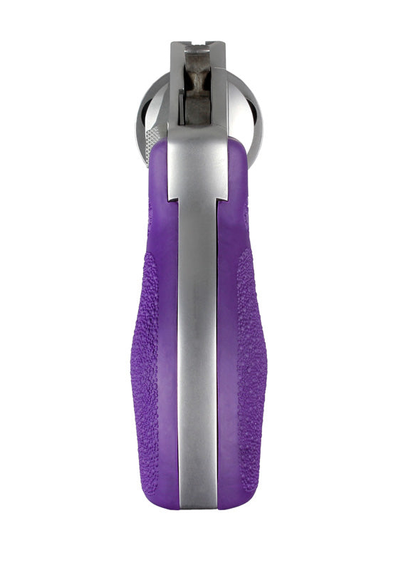 Hogue 61006 S&W J Frame Round Butt Rubber Bantam Style Grip Purple