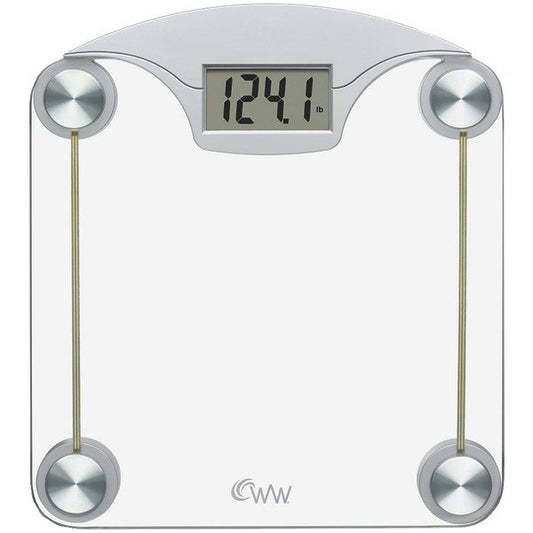 WEIGHT WATCHERS WW39X Digital Glass and Chrome Scale