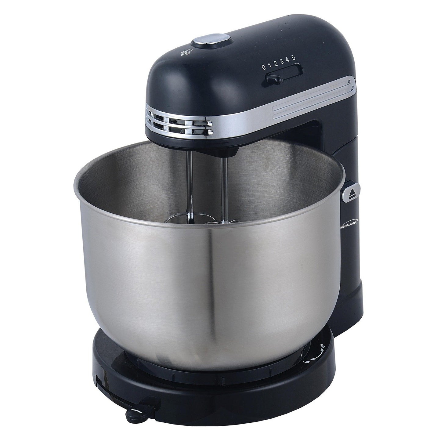 Brentwood App. SM-1162BK 5-Speed Stand Mixer w/3qt. S.Steel Mixing Bowl (Black)