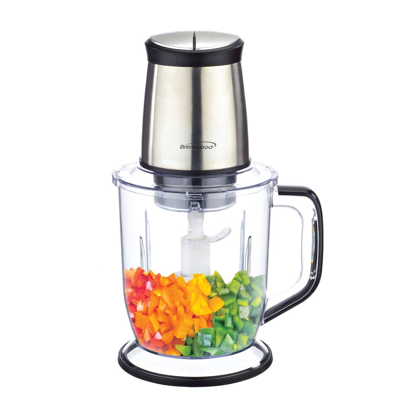 Brentwood Appl. FP-544S 300W 4-Blade 6.5-Cup Food Processor