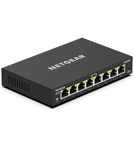 Netgear GS308E-100NAS 8-port Gigabit Plus Switch