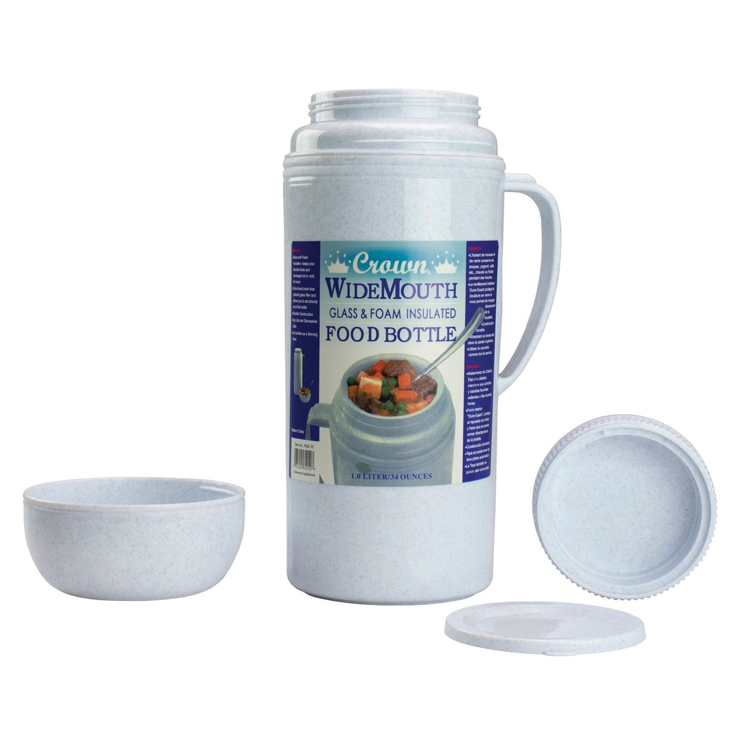 Brentwood Appl. RAZ10 Vacuum-Insulated Food Jar (34oz Capacity)