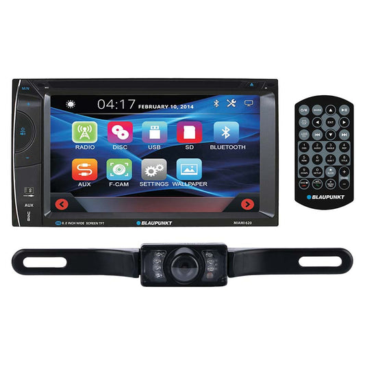 Blaupunkt 6.2" D.Din Touchscreen AM/FM/DVD/BT With Backup Camera