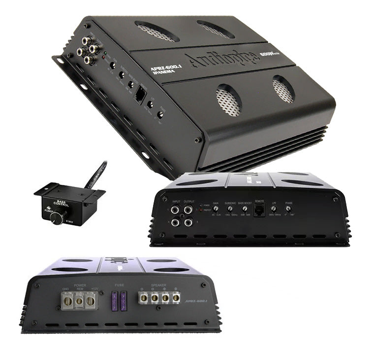 Audiopipe APBZ6001 Low-Mid Class D Amplifier 600 Watts 1 ohm