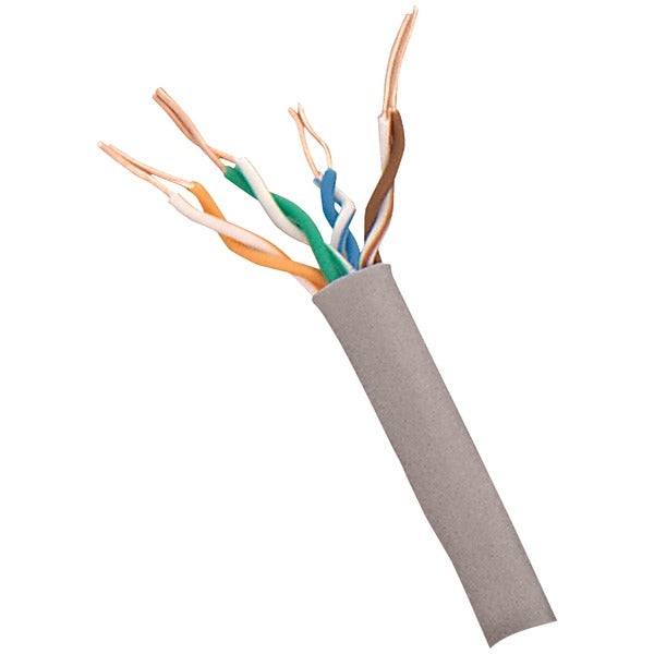 Steren 300-789GY 550MHz CAT-6 UTP UL CMR Cable, 1,000ft (Gray)