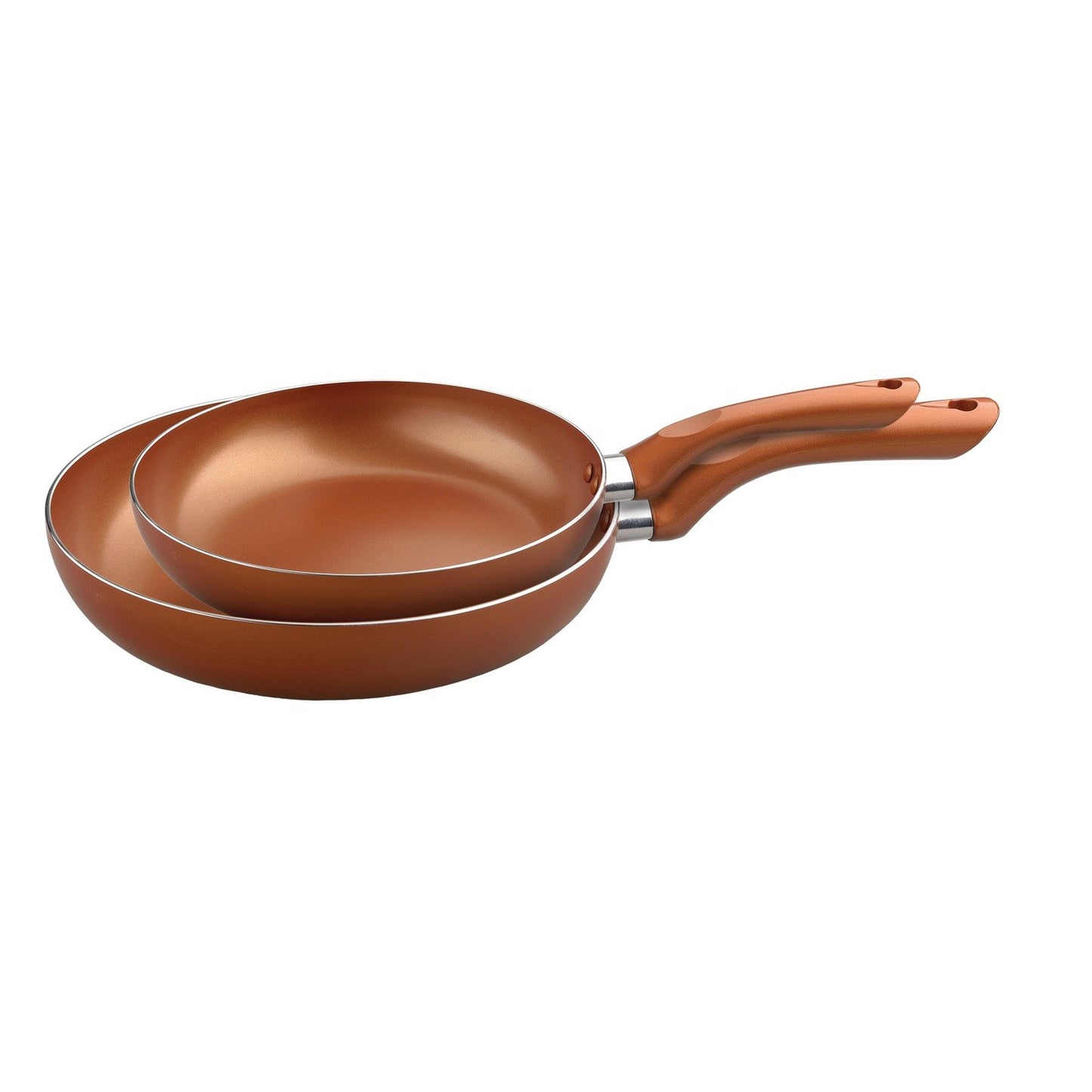 BRENTWOOD BPS-107C 7pc Non-Stick Copper Cookware Set