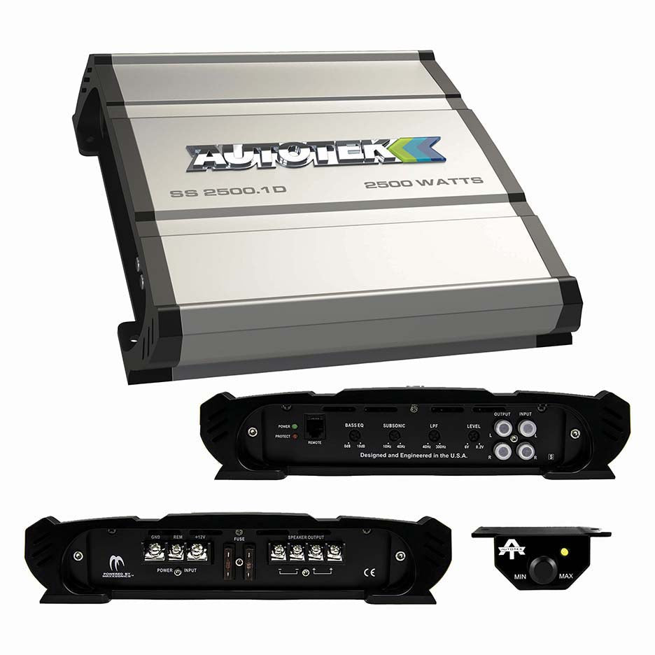 Autotek SS25001D Super Sport Amplifier 2500 Watt Mono D Class