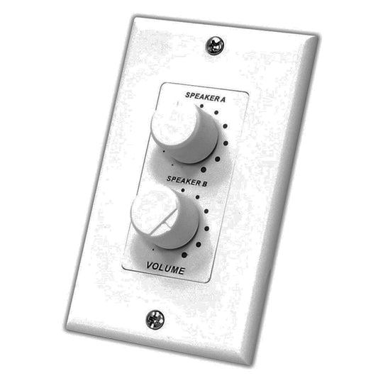 Pyle PVCD15 In-Wall Right and Left Speaker Dual Knob Independent Volume Control Plate