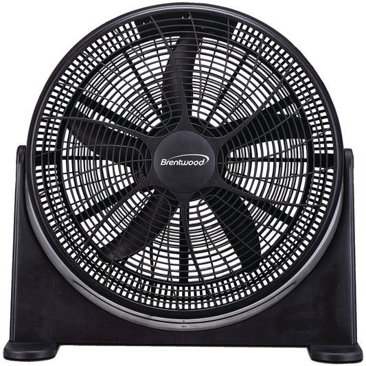 Brentwood Kool Zone F-20BKR 3-Speed 20" 110W High-Velocity Floor Fan