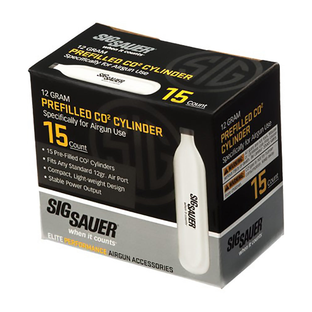 Sig Sauer AC1215 CO2 CYLINDERS 12 Gr. - 15 PACK