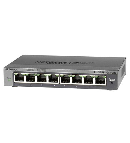 Netgear GS108E-300NAS Prosafe 8 Port Gigabit Switch