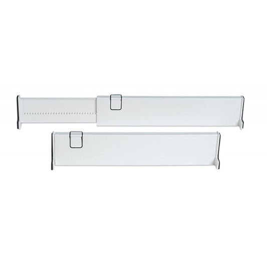 Jobar JB7382 IdeaWorks S/2 Adjustable Drawer Dividers White