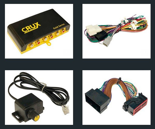 Crux AMPCH5 OEM Amp Replacement Interface for Chrysler DodgeJeepRAM w/Uconnect