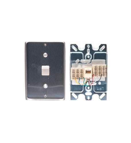 Icc IC630DA6SS Wall Plate Idc 6p6c Stainless Steel