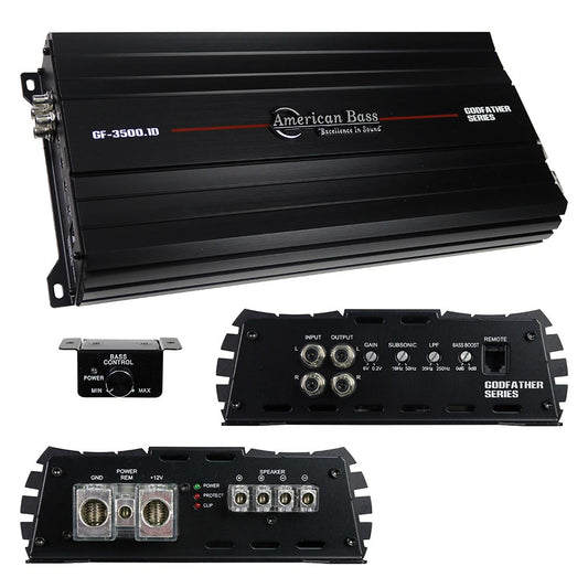 American Bass GF35001D Monoblock Amplifier, 3047 Watts RMS