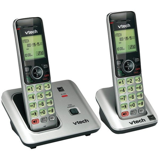 VTech VTCS6619-2 DECT 6.0 Expandable Speakerphone w/Caller ID (2-Handset System)
