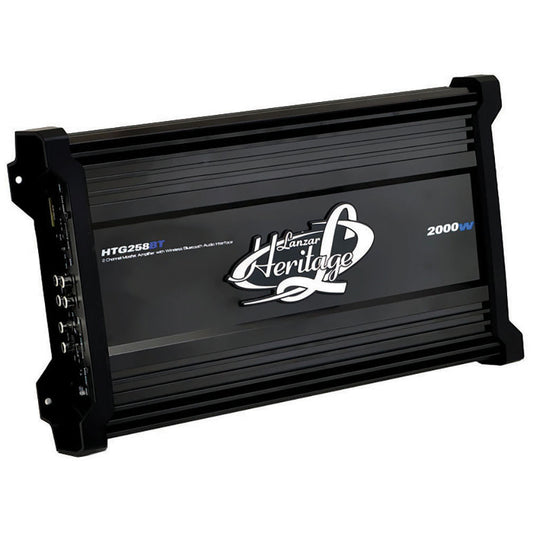 Lanzar HTG258BT 2 CH mosfet amplifier with bluetooth  2000 Watt