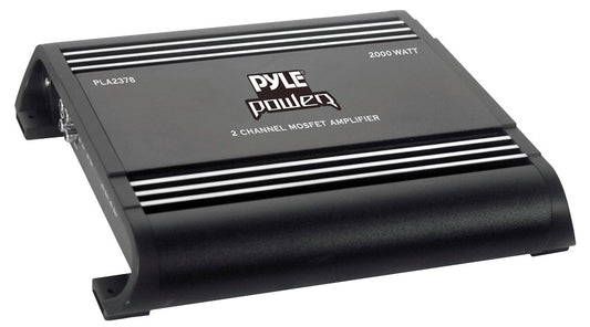 Pyle PLA2378 2-Channel 2,000-Watt Bridgeable Mosfet Amplifier