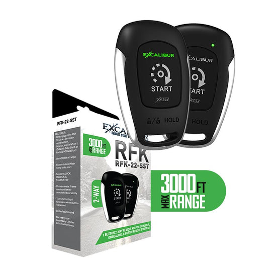 Omega RFK22SST Remote Kit 3000+ Feet Range w/Antenna & 2 Remotes