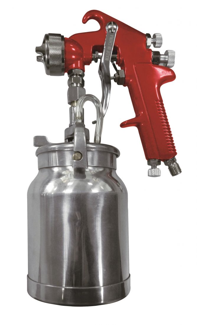 Astro 4008 Spray Gun with Cup Red Handle 1.8mm Nozzle