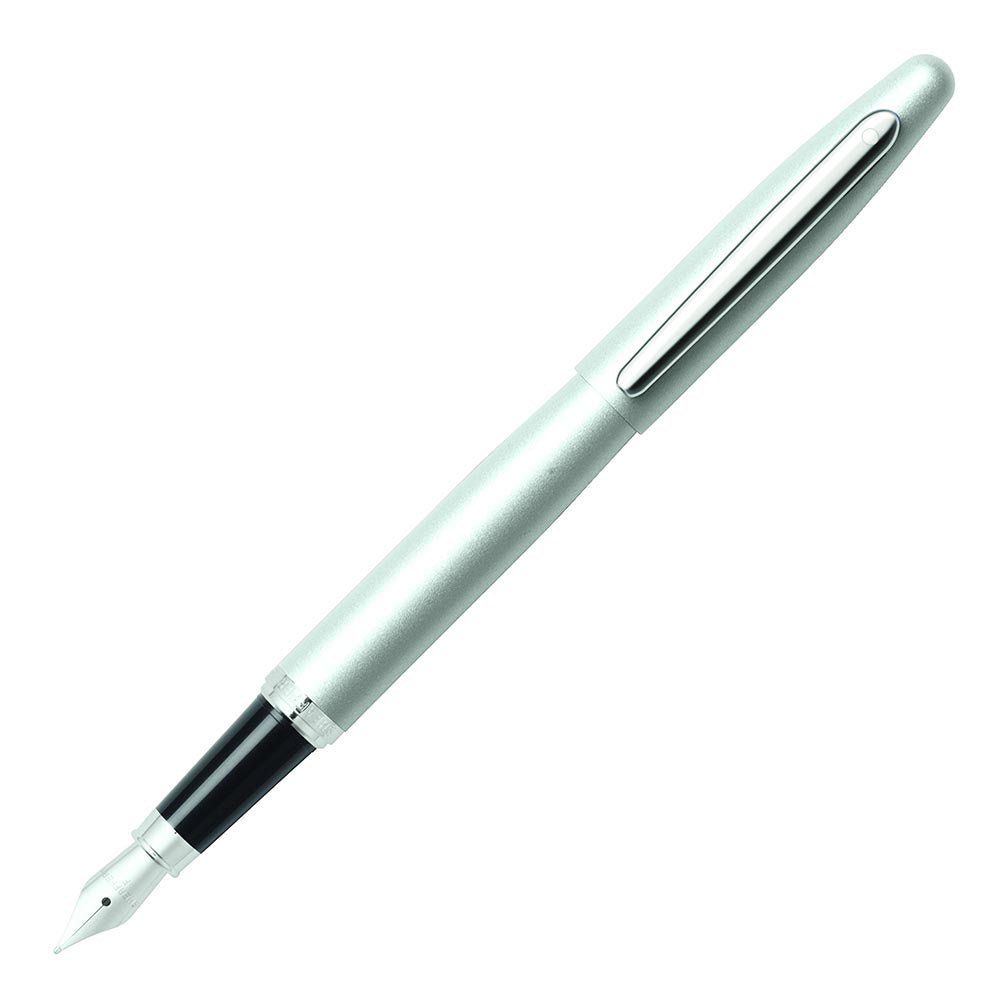 Cross E0940053 Sheaffer Vfm Strobe Silver Fountain Pen: Medium Nib