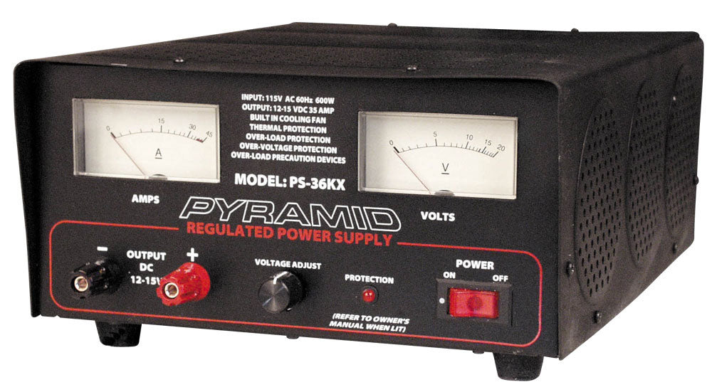 Pyramid PS36KX 35 AMP Fully Regulated Power Supply