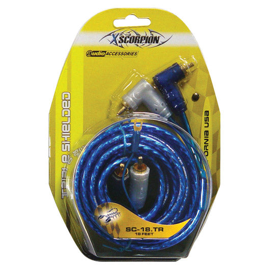 XScorpion 18TR 18Ft. RCA Cable with Remote Wire