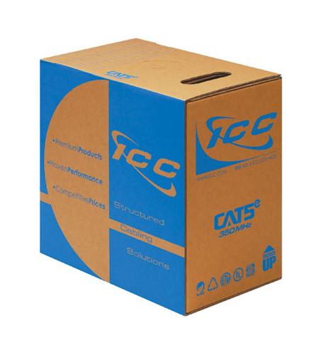 Icc ICCABR5EYL Cat5e Cmr Pvc Cable Yellow
