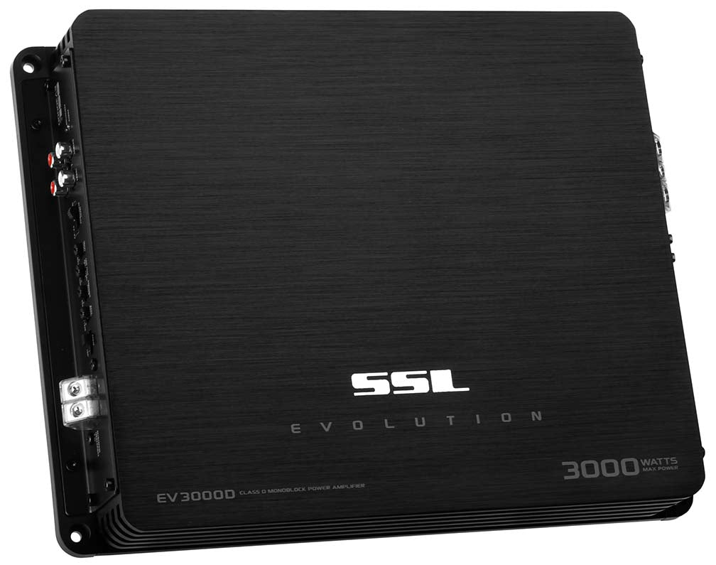 SSL EV3000D EVOLUTION 3000W Class D Monoblock Amplifier with Remote Subwoofer Level Control (Discontinued by Manufacturer)