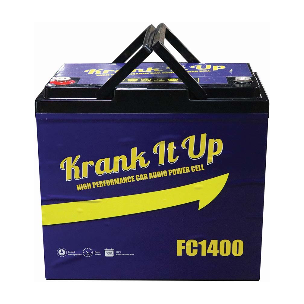 Krank It Up FC1400 Power Cell 1500 Amps 12 Volt; 60 Ah