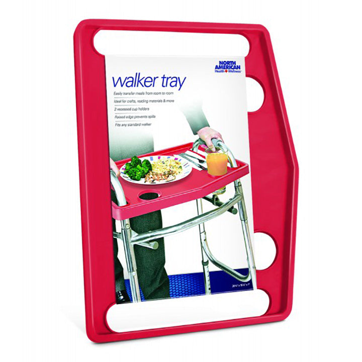 North JB4790RED American Healthcare Walker Tray - Red