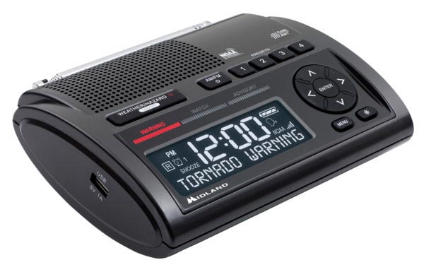 Midland WR400 25 Code S.A.M.E. with AM-FM Clock Radio Dual Alarm