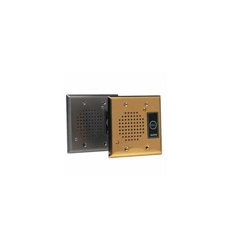 Valcom V-1072B-ST Doorplate Speaker, Flush W/LED (Stainless)