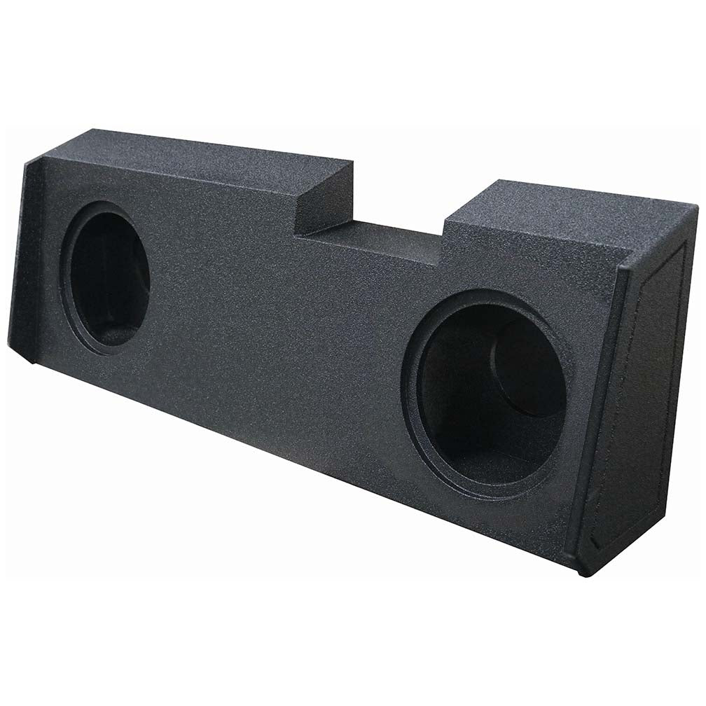 Qpower QBGMC102019 Dual 10" Sealed Woofer Box For 2019-2020 Gm Crew & Double Cab