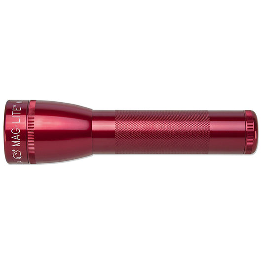 Maglite ML25IT Incandescent 2-Cell C Flashlight, Red