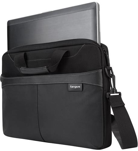 Targus TSS898 15.6in Bus Casual Slim Briefcase, Bk