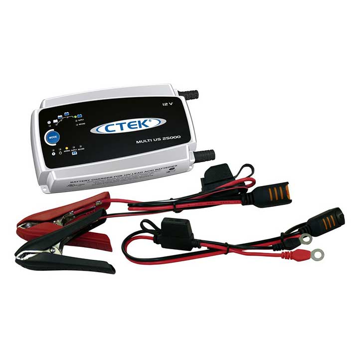 CTEK 56674 MUS 25000 - 12V 8 Step Fully Automatic 25A Battery Charger