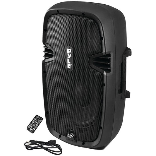 Pyle PPHP837UB 8" 600 Watt 2 Way Bluetooth PA Speaker System w/ Sound Recording Ability