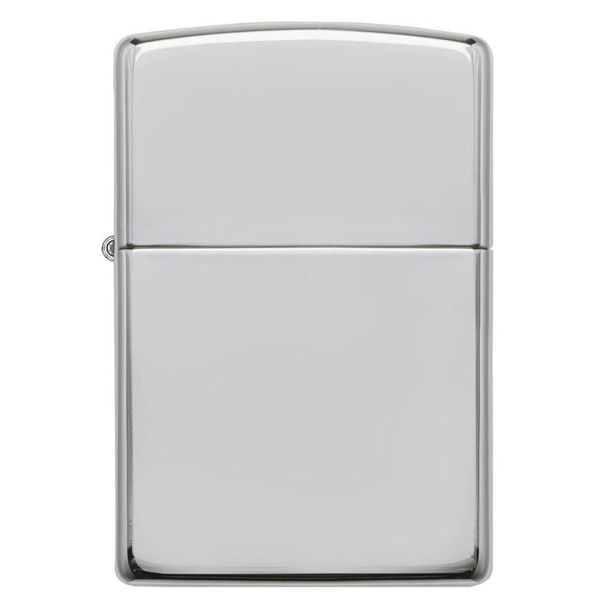 Zippo 15 Windproof Lighter High Polish Sterling Silver Finish