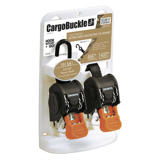 CargoBuckle F103745 Retractable Mini G3 Tie Down System (Pair)