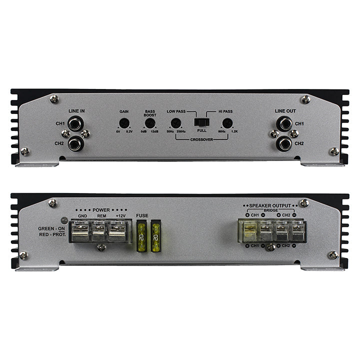 American Bass XD14002 1400 Watt 2 Channel Amplifier