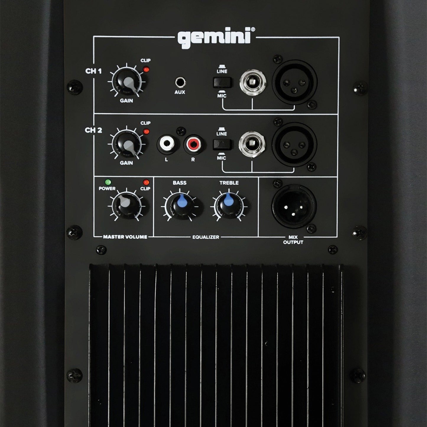 Gemini AS-2112P 1,500-Watt Active 12-Inch Loudspeaker