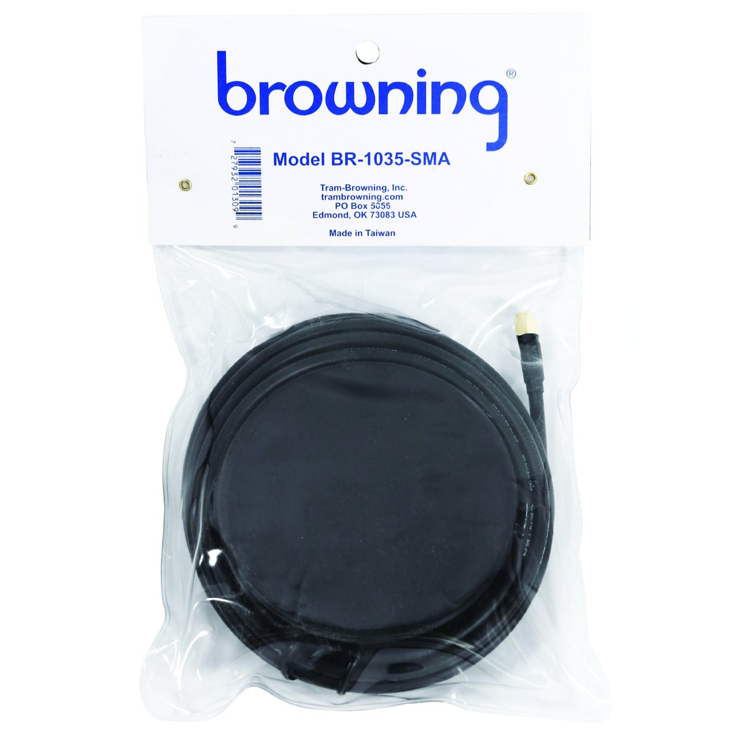 Browning BR-1035-SMA Premium 3-5/8" NMO Mount w/Rubber Boot & SMA-Male