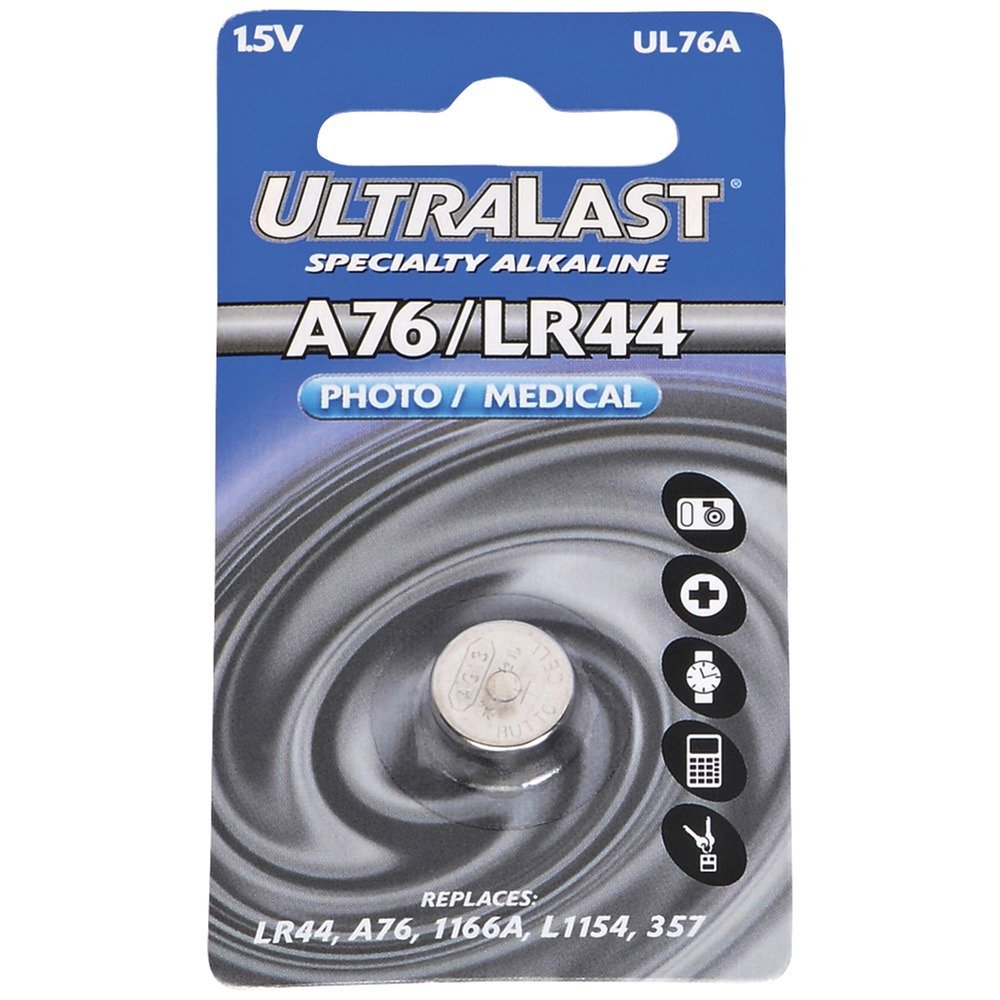 ULTRALAST UL76A UL76A Alkaline Photo/Medical Button Cell Battery